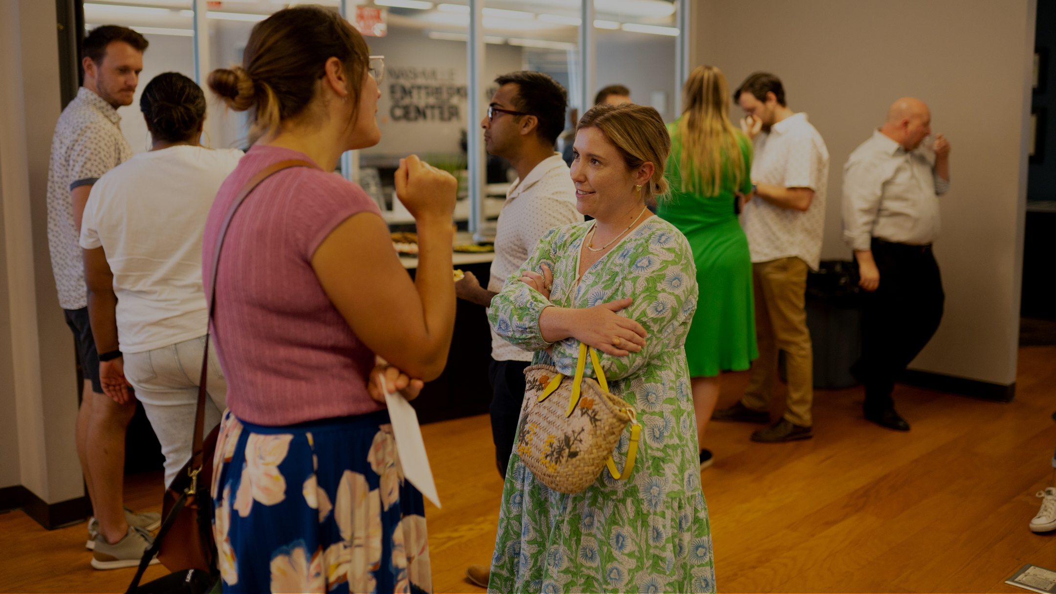 Founders working at the Nashville Entrepreneur Center
