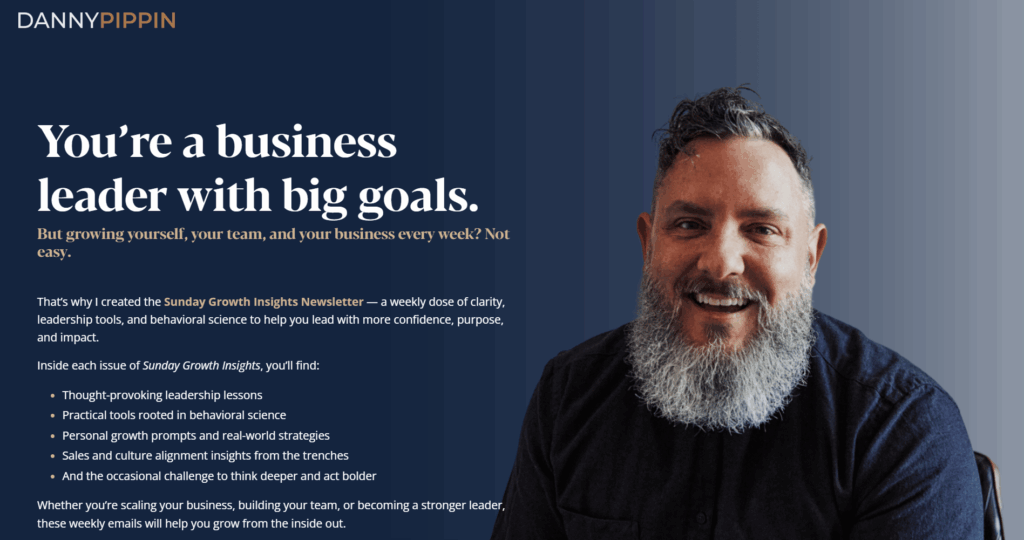 Danny Pippin's Sunday Growth Insights Newsletter