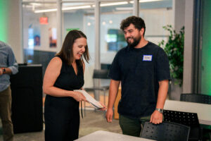 Amy Good teaching at the Nashville Entrepreneur Center. 