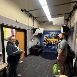 Johnson Learning Center podcast studio