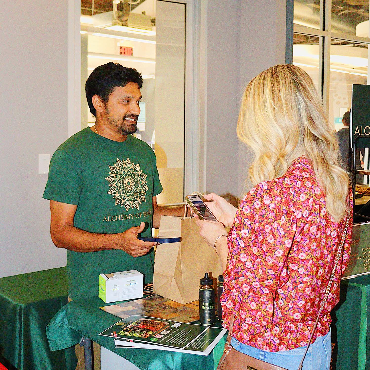 Founders at a Nashville market