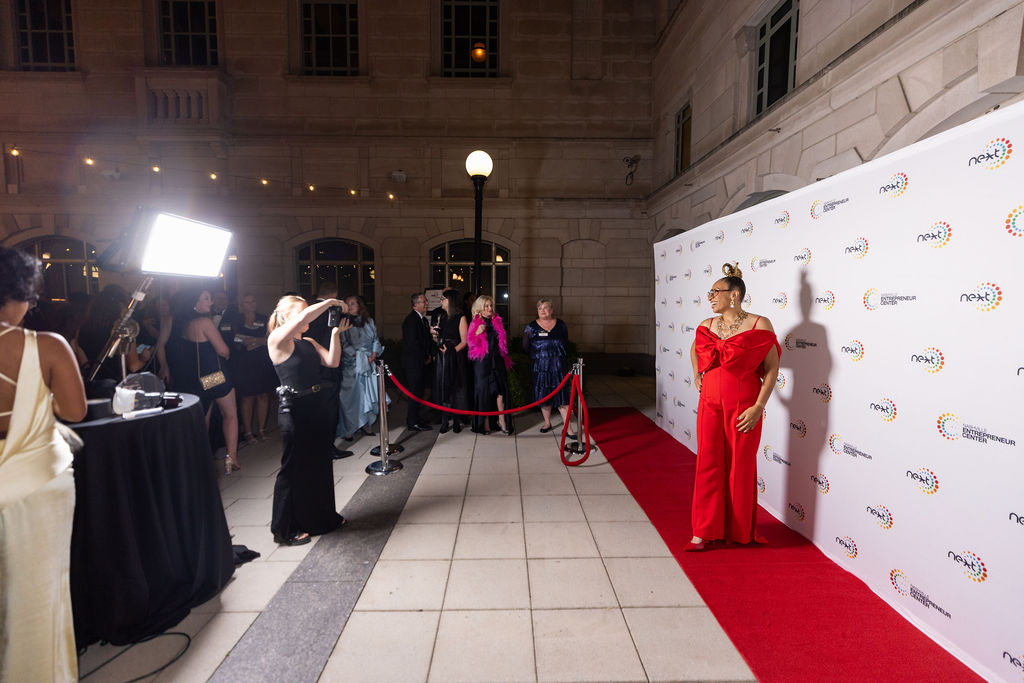 Dinner served in formal attire at the 2025 NEXT Awards